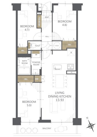 【間取り】ウイング高崎 