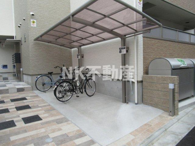 【その他共用部分】 | クリエオーレ菱屋西（河内小阪賃貸） | 駐輪場です