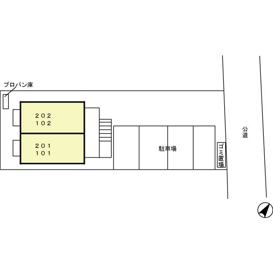 ルラーシュの駐車場