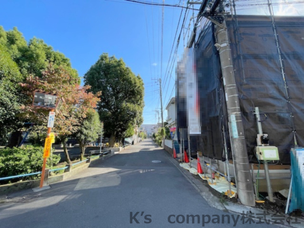 ◎高座郡寒川町一之宮3丁目　新築戸建◎の前面道路含む現地写真|2025.10.17撮影◇