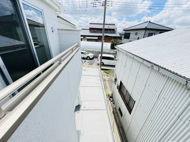 三郷市彦沢１丁目新築戸建（彦沢２期）の展望|バルコニーより道路側眺望