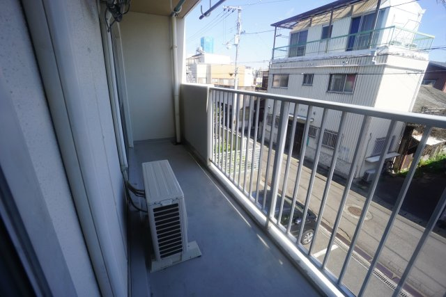幸町ハイツのバルコニー