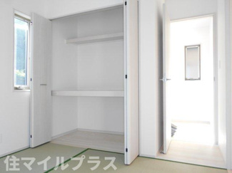 【和室】 | 白河市追廻新築一戸建て3棟 | 畳の上でゆっくりとくつろげる和室です