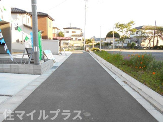 【前面道路含む現地写真】 | 白河市追廻新築一戸建て3棟 | 前面道路含む現地写真です