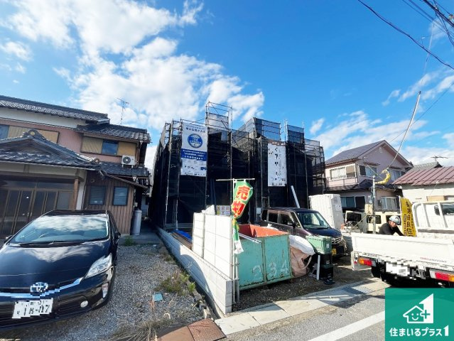 犬上郡豊郷町安食南　新築一戸建ての外観|現在の進捗状況です！順調に作業進行中、完成が待ち遠しいです！詳細の間取り等、お気軽にお問い合わせください！