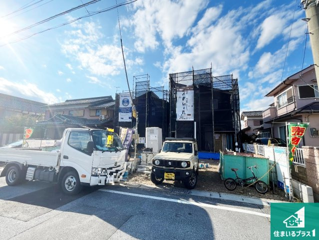 犬上郡豊郷町安食南　新築一戸建ての外観|現在の進捗状況です！順調に作業進行中、完成が待ち遠しいです！詳細の間取り等、お気軽にお問い合わせください！
