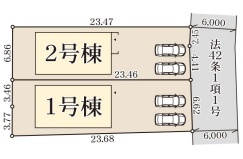 犬上郡豊郷町安食南　新築一戸建ての地図