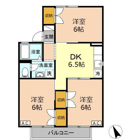 【間取り】 | 今泉ハイツA