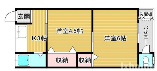 川西ハイツの間取り