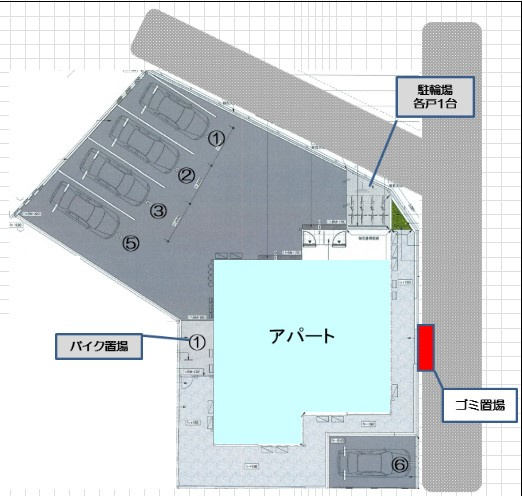 Cow Bell　Ⅱの区画図