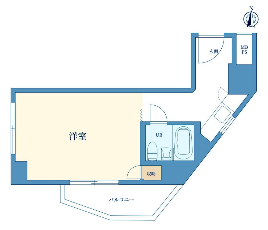 ストーク北新宿の間取り