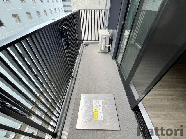 アーバネックス天満橋Frontのバルコニー