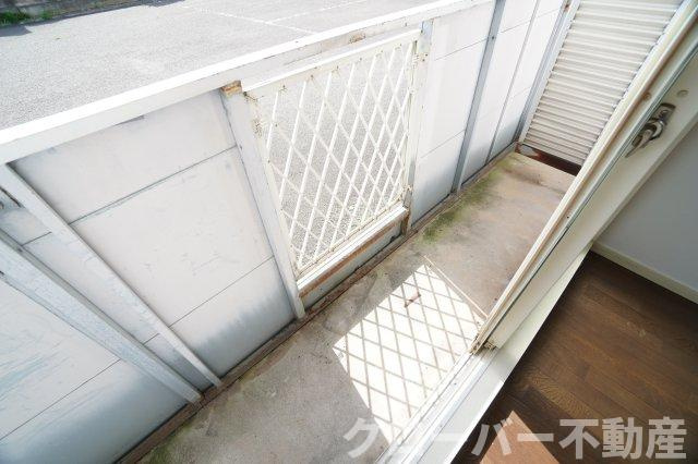 Kハイツのバルコニー
