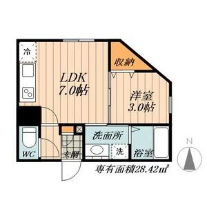 【間取り】 | WELL COURT　NAKAMURA