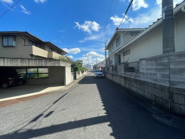 新築戸建・建売　郡山市富田町字天神林　LIGARE　全2棟の前面道路含む現地写真