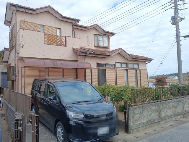 山武市富口　中古戸建の前面道路含む現地写真|前面道路含む現地写真です