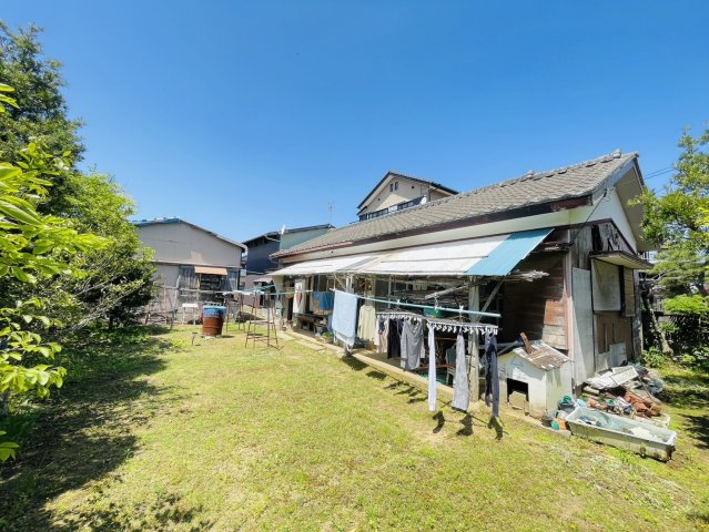 銚子市芦崎町 平屋中古戸建の庭|お庭で自由な時間を過ごせます