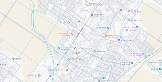 野洲市冨波甲　第4期　新築一戸建ての地図