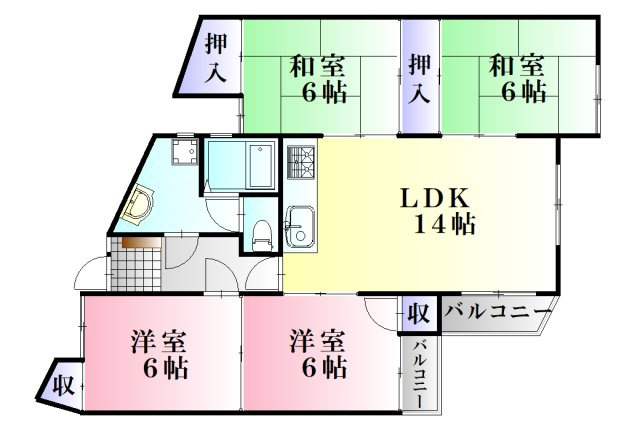 【間取り】 | 恵和レジデンス2