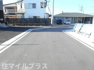 【前面道路含む現地写真】 | 白河市久田野新築一戸建て6棟 | 前面道路含む現地写真です