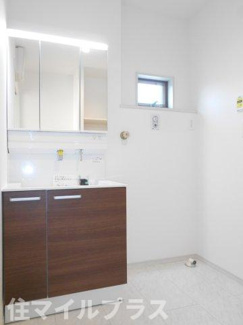 【独立洗面台】 | 白河市久田野新築一戸建て6棟 | 朝の身支度には欠かせない独立洗面化粧台