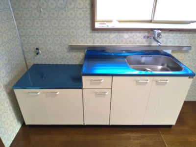 【キッチン】 | 五十目山町貸家 | 新品交換済