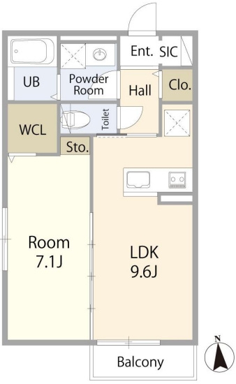 エテルノヴァローレ入間の間取り