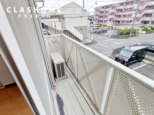 パームタウンC　　　刈谷市近郊の賃貸はクラスホームのバルコニー