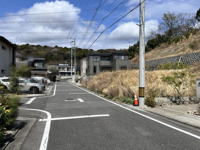 岡崎市真伝吉祥2丁目 土地Bの前面道路含む現地写真