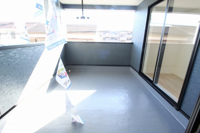 南国市大そね甲第1　新築戸建　1号棟　のバルコニー|2Ｆ　北東の部屋　6.7帖　