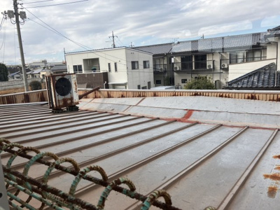 【その他】 | 桐生市広沢町事務所・倉庫 | 雨漏り後屋根補修済みです。