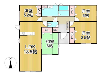【間取り】 | 川西市清和台西1丁目6の16　新築一戸建て