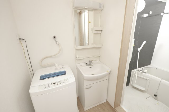 ウィング・ジムコB棟の洗面所