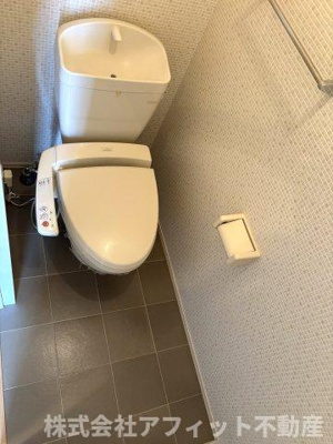 【トイレ】 | グレイスコート手城Ｂ | 温水洗浄暖房便座