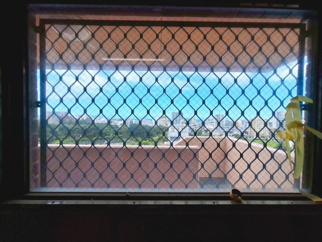 ライオンズマンション大文閣　9階の展望|窓から海が見えます♪