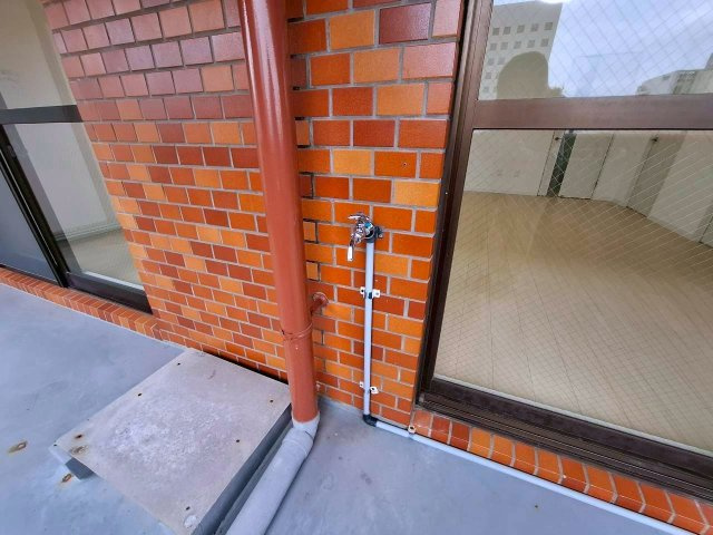ライオンズマンション大文閣　9階のバルコニー|水栓付き♪