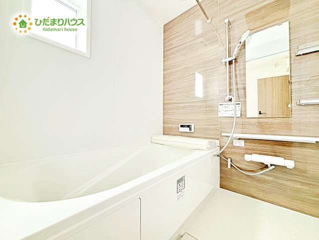 【浴室】 | 神栖若松中央5丁目24-1期　新築戸建　2号棟 | 今日も１日お疲れでした。広いお風呂で疲れを癒してください。