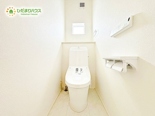 【トイレ】 | 神栖若松中央5丁目24-1期　新築戸建　2号棟 | トイレは1F、2F共に完備！取り合いになることがありませんね(^^)/