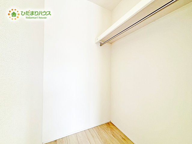 【収納】 | 神栖若松中央5丁目24-1期　新築戸建　2号棟 | クローゼットタイプの収納は荷物がどこにあるかすぐに見つかります！