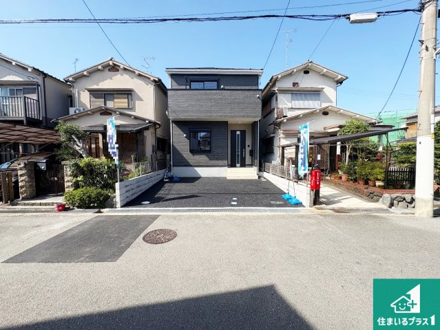 城陽市枇杷庄　第3期　新築一戸建ての外観|安心の10年保証！外観を美しく保ち、雨水で汚れを落とします！気になることがありましたら、お気軽にお問い合わせください！