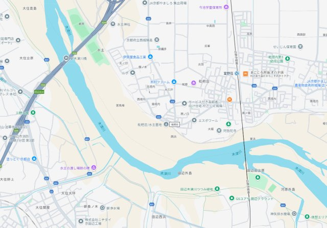 城陽市枇杷庄　第3期　新築一戸建ての地図