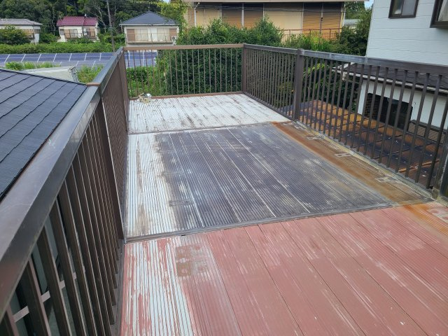 ブルーハイツのバルコニー