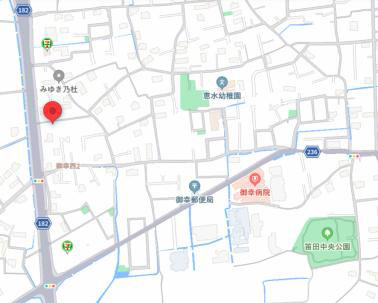 よかタウン／南区御幸西２丁目３期／１号棟の地図
