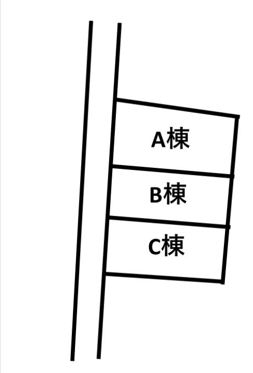 八戸市根城2丁目　A棟の前面道路含む現地写真