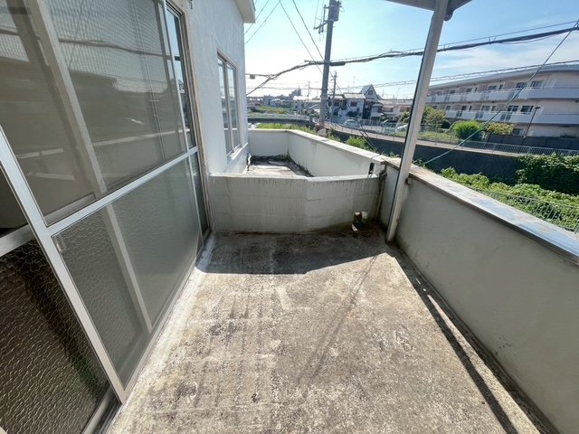 北野田テラスのバルコニー