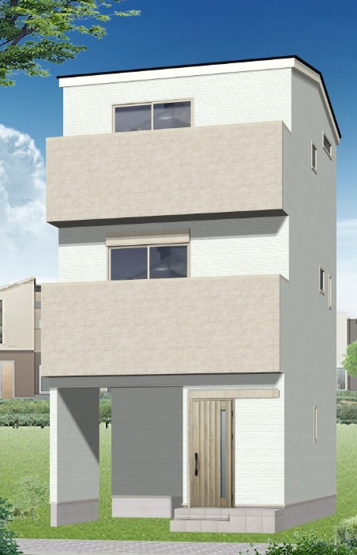 【外観パース】 | 平野区長吉六反4丁目 | 【外観パース】