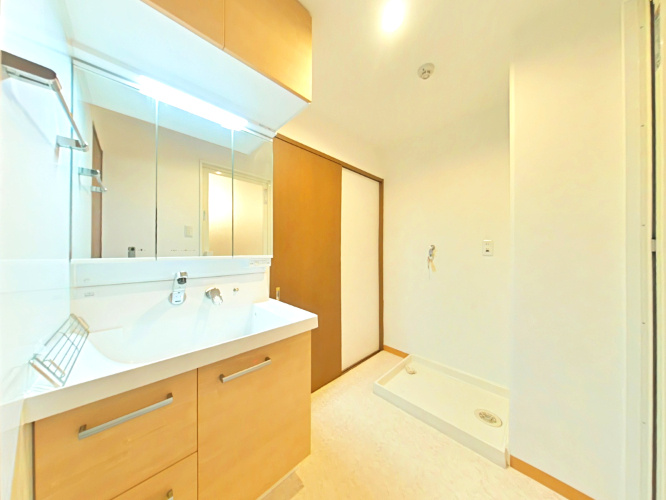 アルファステイツ大元の独立洗面台|・サニタリースペース
清潔感のあるサニタリースペースです。