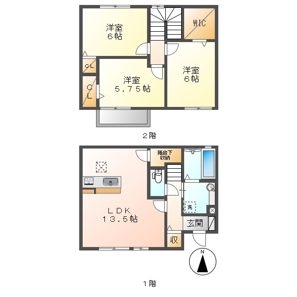 フォーリーフの間取り