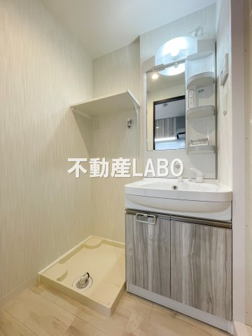 セオリー大阪ルチアの洗面所