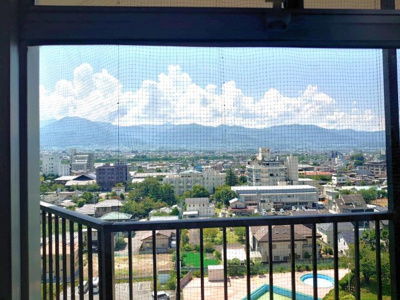 【展望】 | 春日居ライフピアマンション | 室内から石和の花火大会が一望できます(^^♪